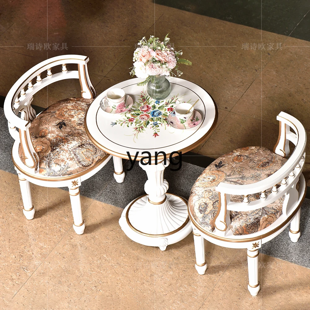 LTT outdoor leisure sofa chair painted round table several combination garden chairs