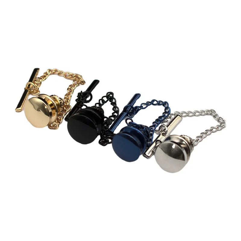 بروش ربطة عنق عصرية للرجال بإبزيم نحاسي ثابت للولائم، مشبك ربطة عنق عصري وعصري #5