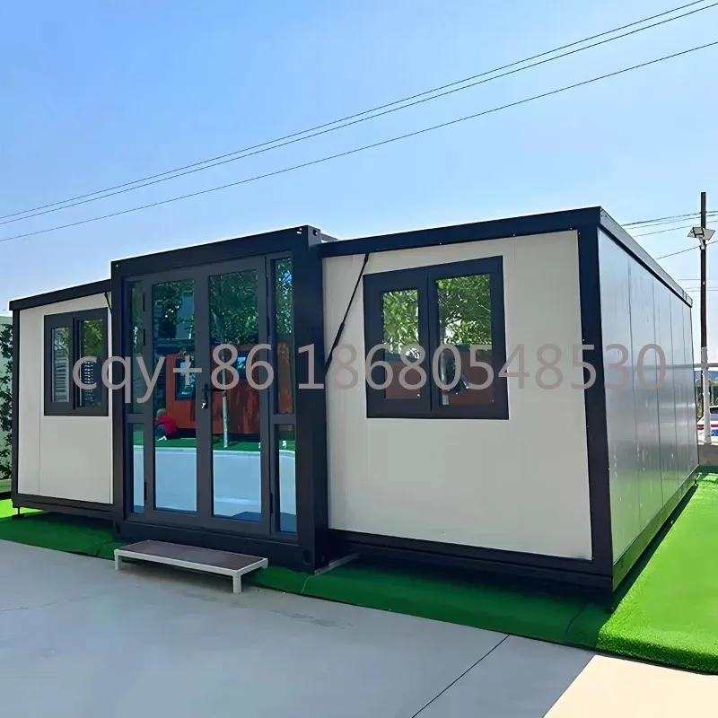 UU Customized 20ft 40ft Portable Garage Movable Container House Expandable Warehouse Prefabricated Roller Office Sandwich Panel