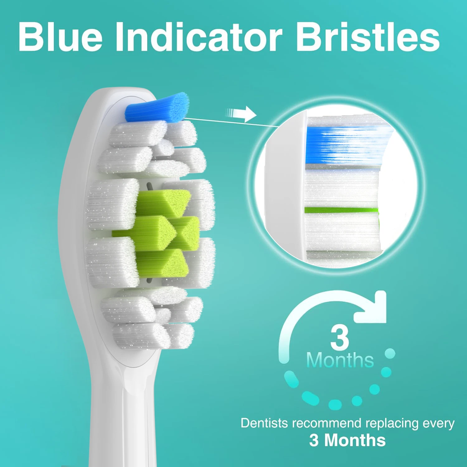 4-16 قطعة رؤوس فرشاة الأسنان البديلة المتوافقة مع رأس فرشاة كهربائية بديلة ناعمة من فيليبس 4100 6500 6100 7500 5