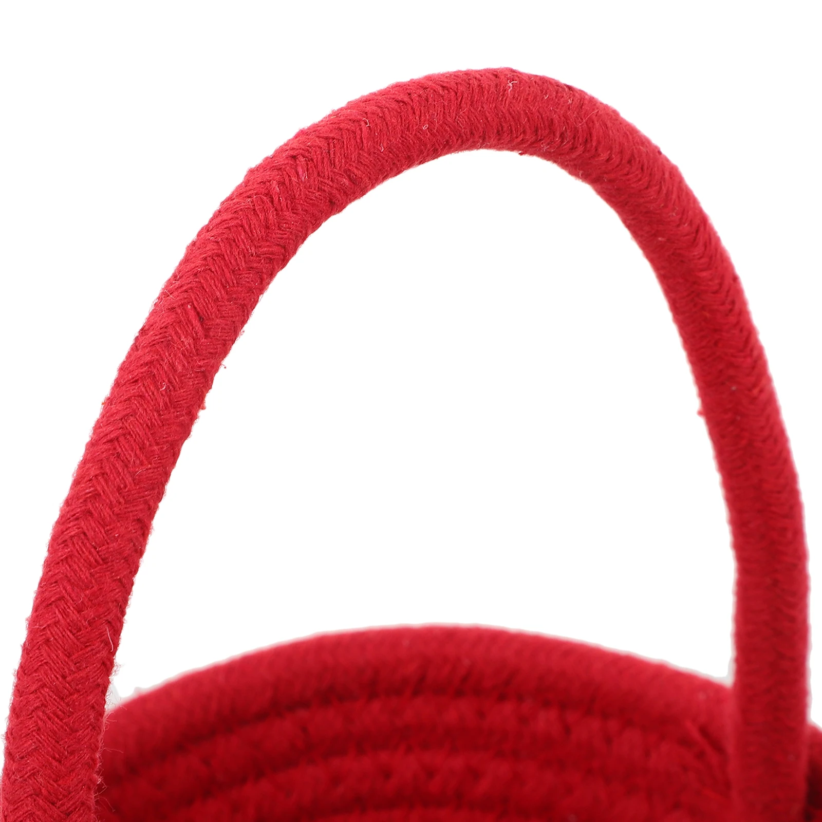 

Red Festive Handle Basket Chinese Wedding Candy Storage Snack Gift Basket For Party Decoration Flower Girl Treats