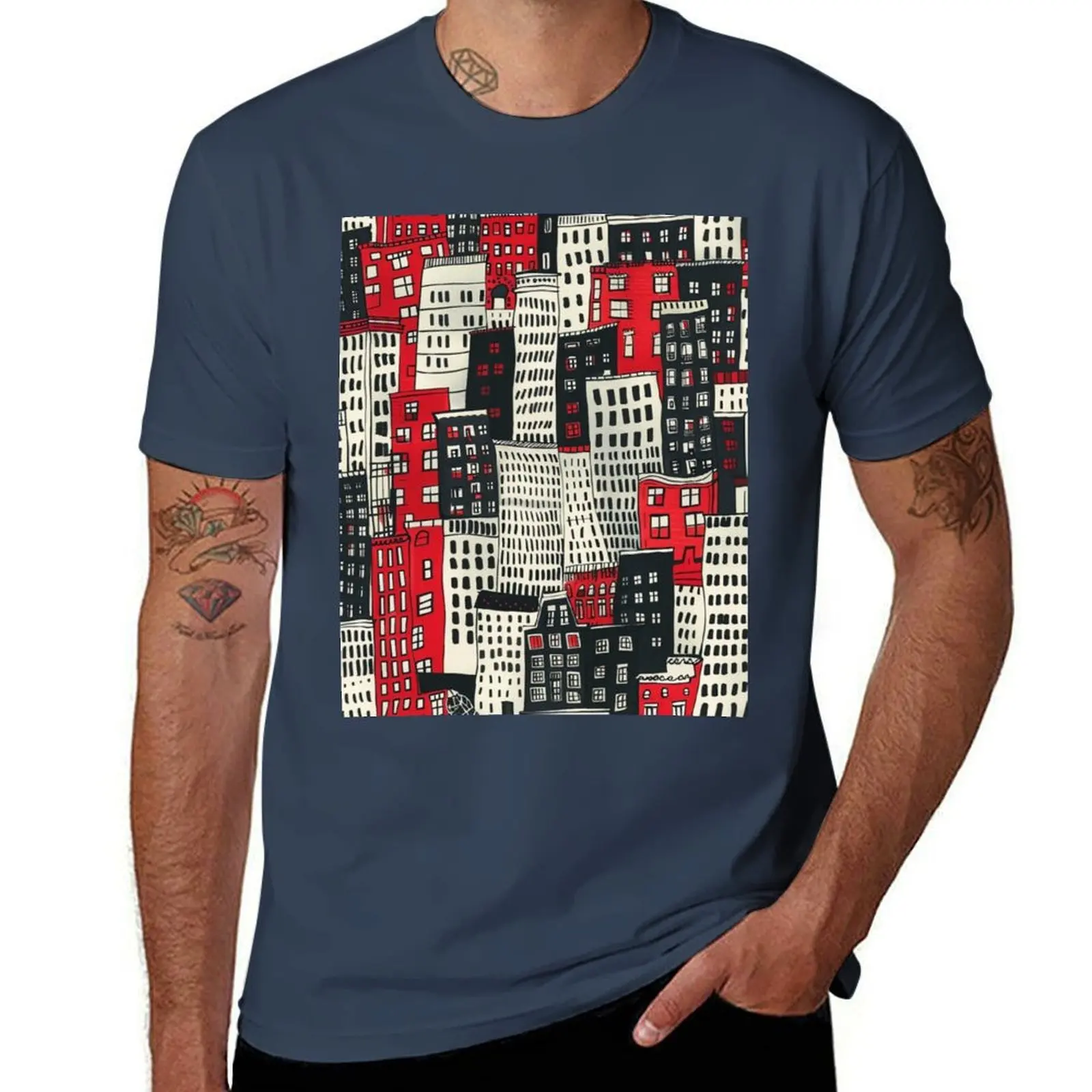 City Hectic T-Shirt Daily Work Short Sleeve Top