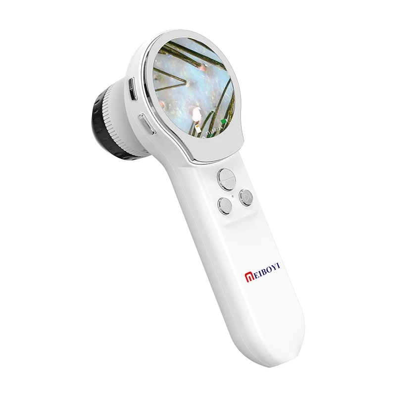 Meiboyi New Arrived WIFI Wireless Dual Screen Tablet Connect Scalp Detector Hair Scanner Hair Analysis Machine Home Use Beauty