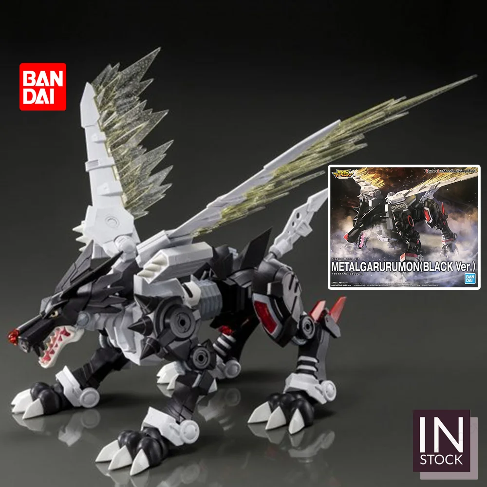 

[In Stock] Original BANDAI FRS Figure Standard [DIGIMON] -METAL GARURUMON （BLACK Ver.）Amplified Plastice Model Kit