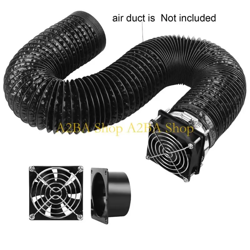 

A2BA Quiet 12V Cooling Fan Exhaust Fan For Electronics Enclosures And Workshops