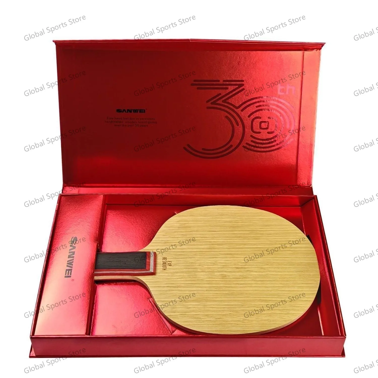 SANWEI FEXTRA 7 30th Table Tennis Blade  FEXTRA Ⅶ Anniversary Edition Table Tennis Racket Professional 7 Layer Pure Wood