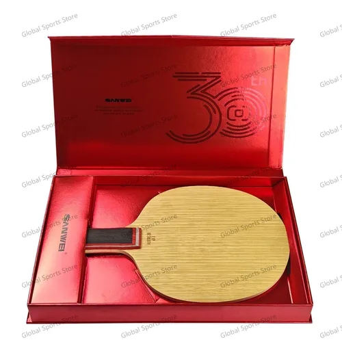 Imagen 2 del producto SANWEI FEXTRA 7 30th hoja de tenis de mesa FEXTRA VII edición de aniversario raqueta de tenis de mesa profesional 7 capas de madera pura