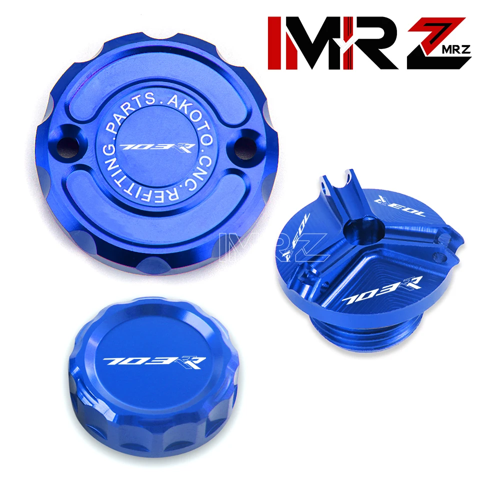 2026 + NEUE Vorne und Hinten Brems Flüssigkeit Reservoir Abdeckung Motor Stecker Öl Einfülldeckel Für ZONTES 703R 703RR 703 R RR ZT703 Kappen Teile