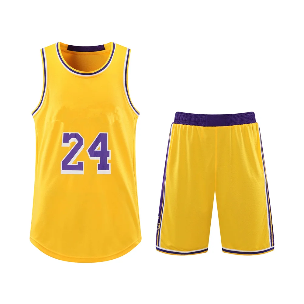 NEW 24/25 American Men sports kit BRYANTES Fans Basketball Jerseys kids game team Short sleeve uniform training Vest and shorts