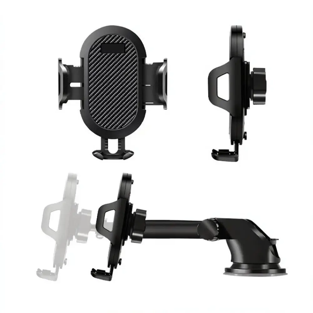 Car Phone Holder Suction Cup Mount Dashboard Windshield Stable Anti Shake Cellphone Support Stand For Universal Smartphone