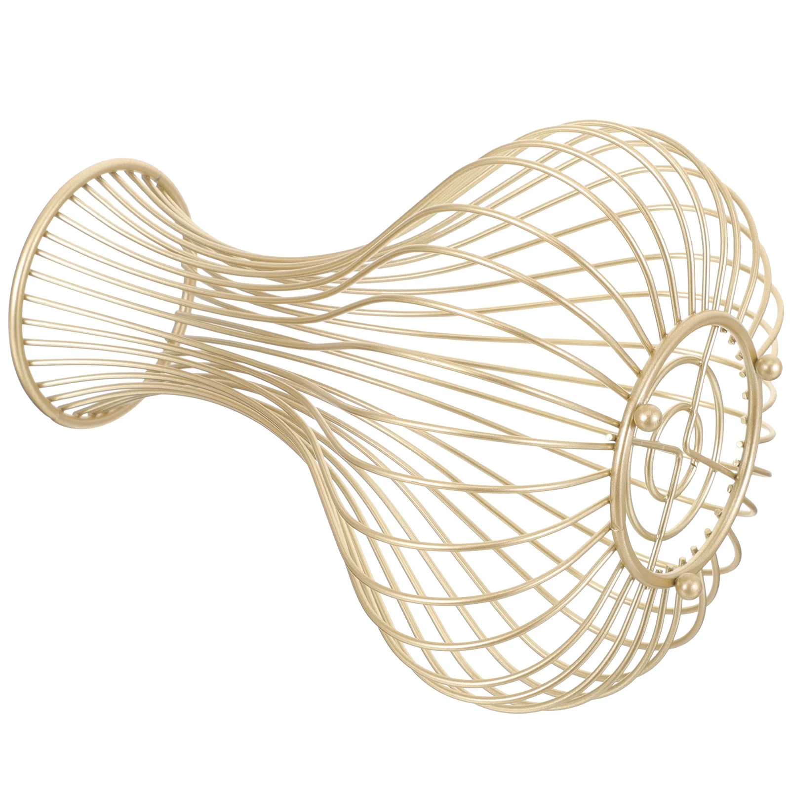 

Cork Storage Basket Saver Holder Decor Bottle Stopper Organizer Baskets Metal Tray Hollow Design Elegant Lines Reliable