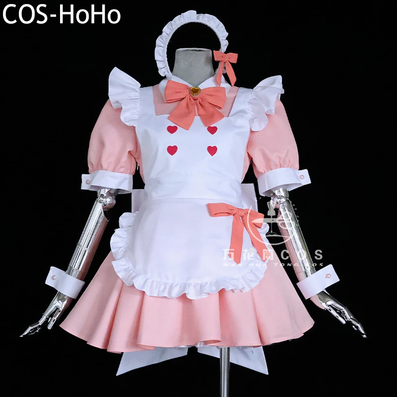 

COS-HoHo Blue Archive Shimoe Koharu Nifty Lovely Maid Dress Uniform Cosplay Costume Halloween Party Role Play Outfit Women