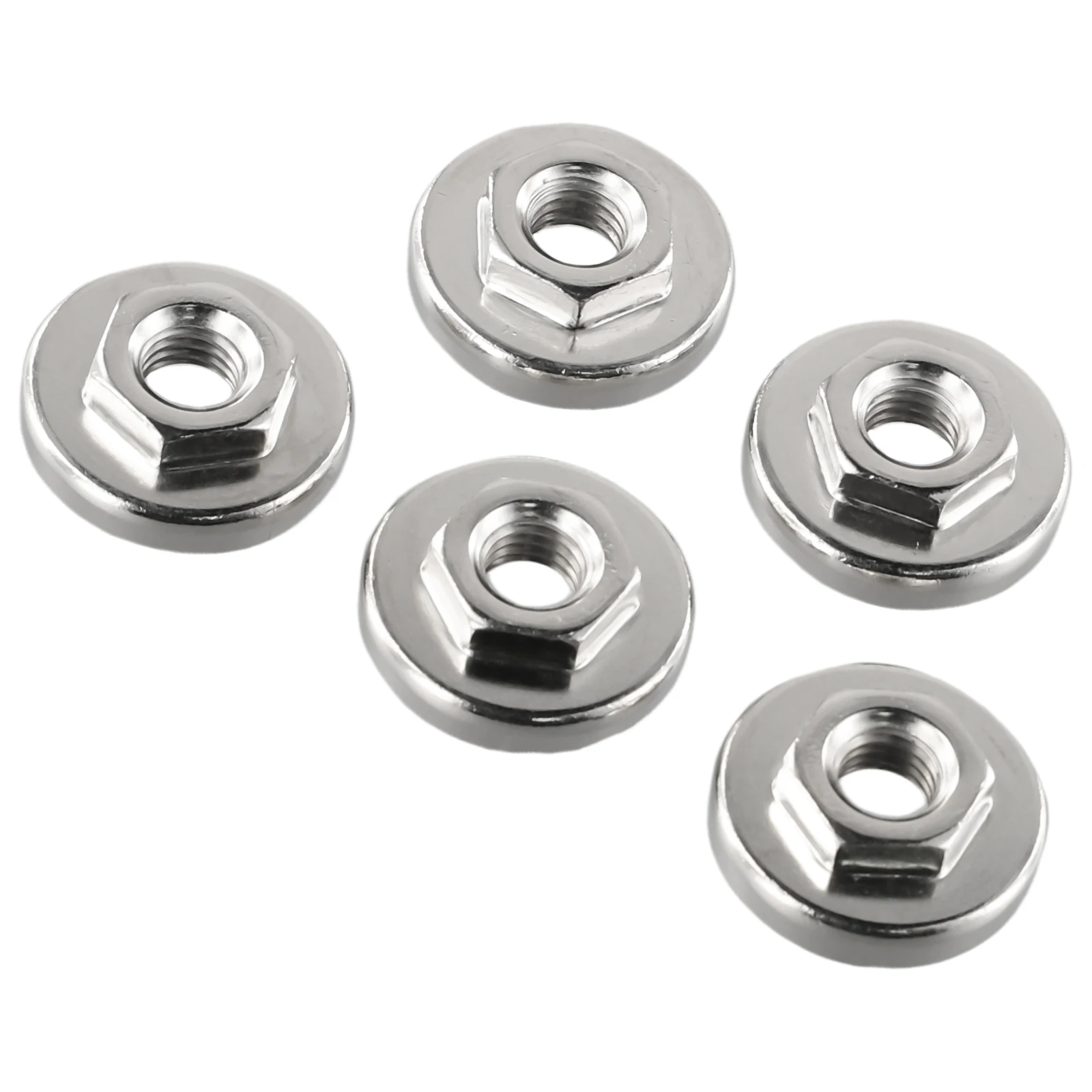 100 Type Angle Grinder Nuts Fit For 100 Type Angle Grinder Anti-rust Non-slip Stainless Steel 30mm 5pcs Anti-wear