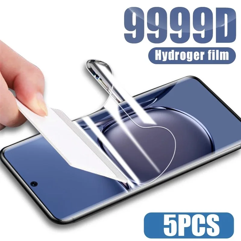 5 Stuks Hydrogel Film Voor Eer 70 50 60 80 90 Pro Plus Screen Protector Gel Film Voor Eer Magie 5 Lite 4 Pro X9a X8a X7a X 9X7X8