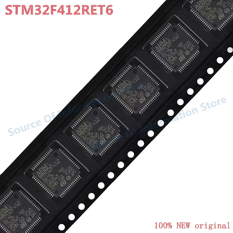 

5Pcs STM32F412RET6 ARM Cortex-M4 32-bit Microcontroller Unit (MCU)