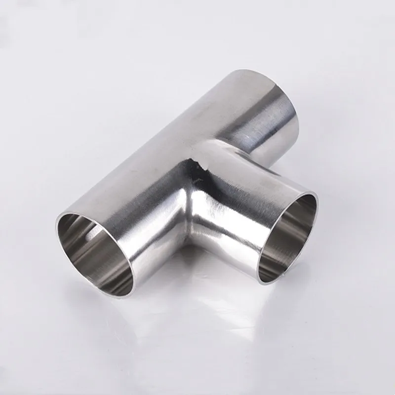 19/25/32/38/45/51/63/76/89/102mm Pipe OD Butt Weld Tee 3 Way Connector Sanitary Pipe Fitting SUS304 Stainless Homebrew