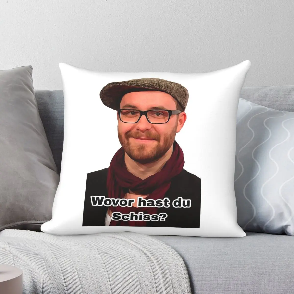 Mark Forster Chore What Are You Scared Of Pillowcase Polyester Linen Velvet Printed Throw Pillow Case Home Cushion Cover 45x45