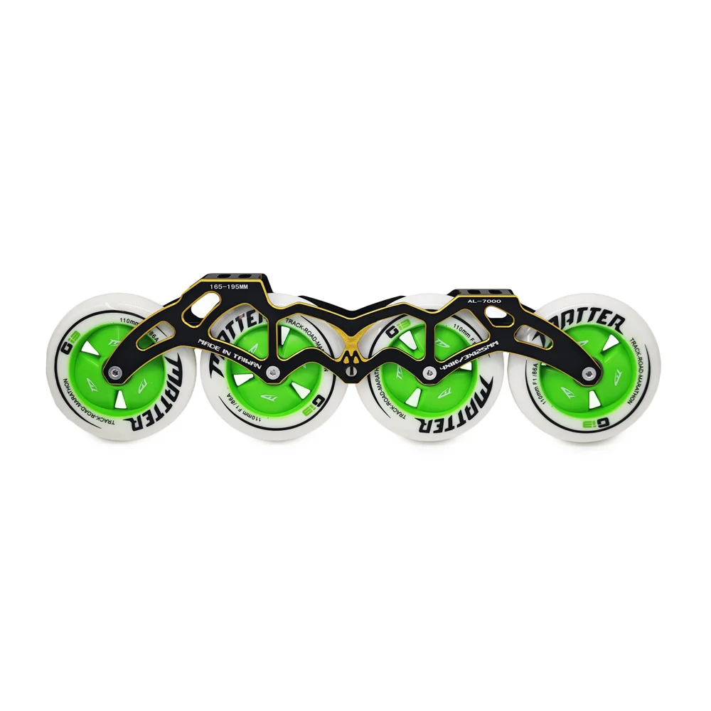 

1 Pair Hybrid Inline Speed Skates Base with Skating Chassis 4 wheels 90MM 100MM 110MM LED Roller Frame 150mm 165mm 195mm Mount