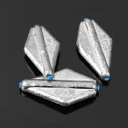 Fishing Weight Sinker 40-120g Flat Shaped Pendant Metal Jig Sea Tackle Electrolytic Lead Line Sinkers Pesca Fishing Accessories