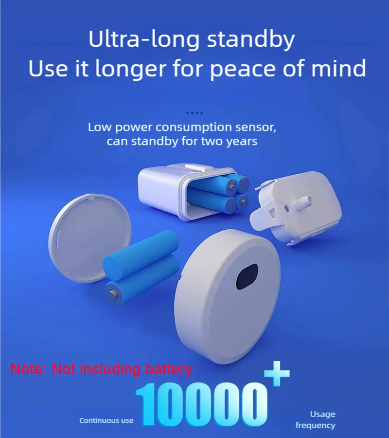 Automatic Flushing Toilet Toilets Sensor Flush WC Anti-Splash Wireless Transmitter Smart Toilets Button Non-Touch WC Flush Valve