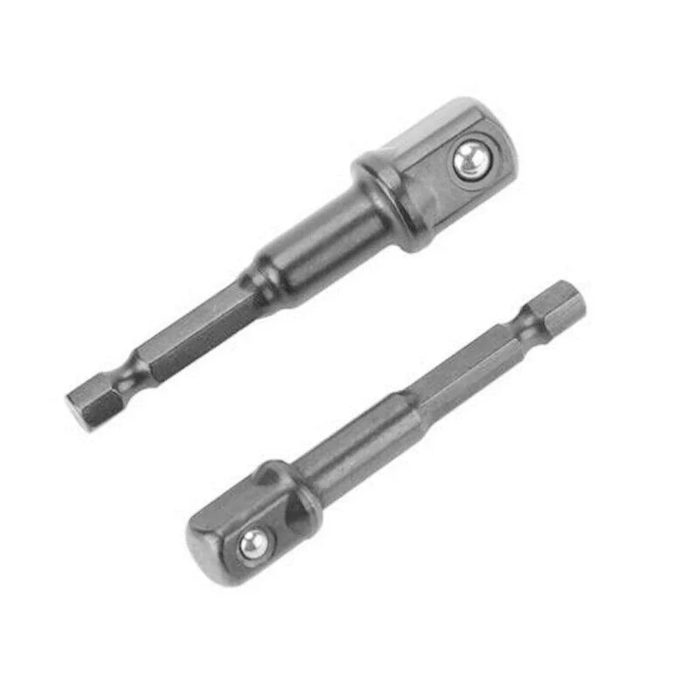 Juego de adaptador de enchufe de acero al cromo vanadio, 8 piezas, vástago hexagonal a brocas de extensión de 1/4 "3/8" 1/2"