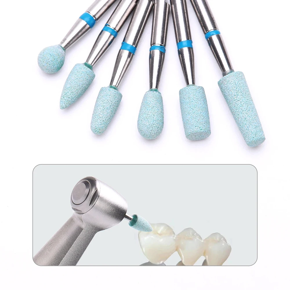 1 Pcs Dental Lab Polisher Ceramic Diamond Grinding Head Stone Coarse Grinder RA 2.35 Quick Polishing Dentistry Tool Durable