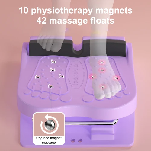 Imagen 2 del producto Nuevo Tablero inclinado de pierna recta ajustable, tablero de estiramiento magnético para masaje de pantorrilla, tablero Diagonal plegable