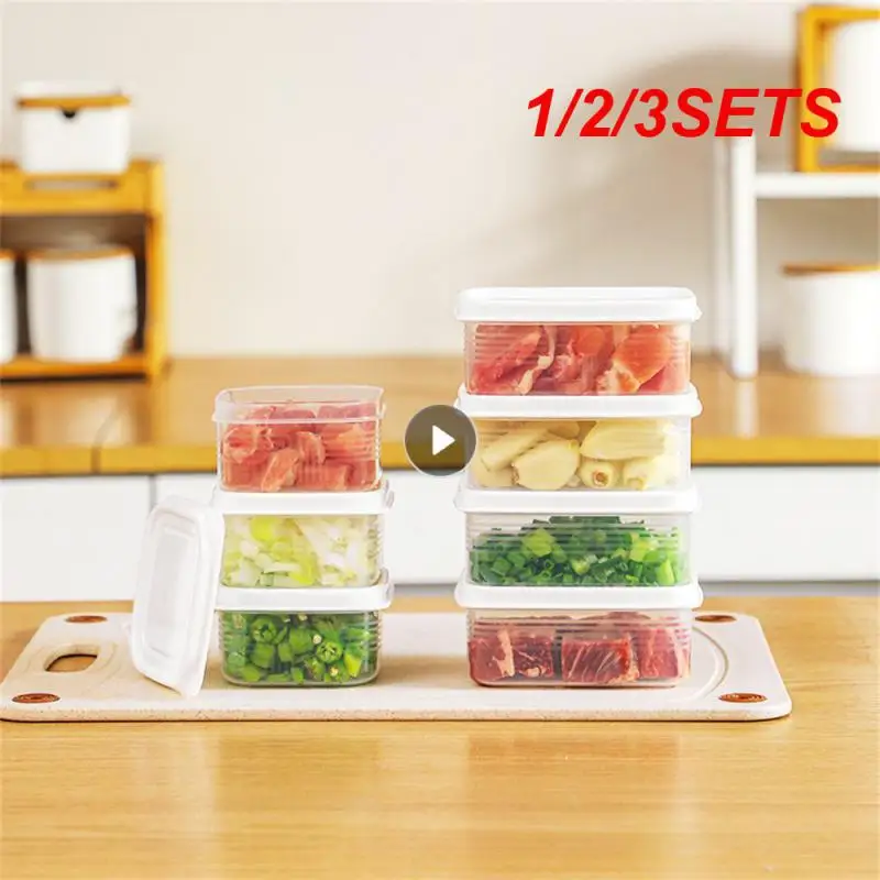 1/2/3SETS Seasoning Refrigerator Preservation Box Saving Worry And Effort Storage Bottles And Boxes Taste Is Still Fresh