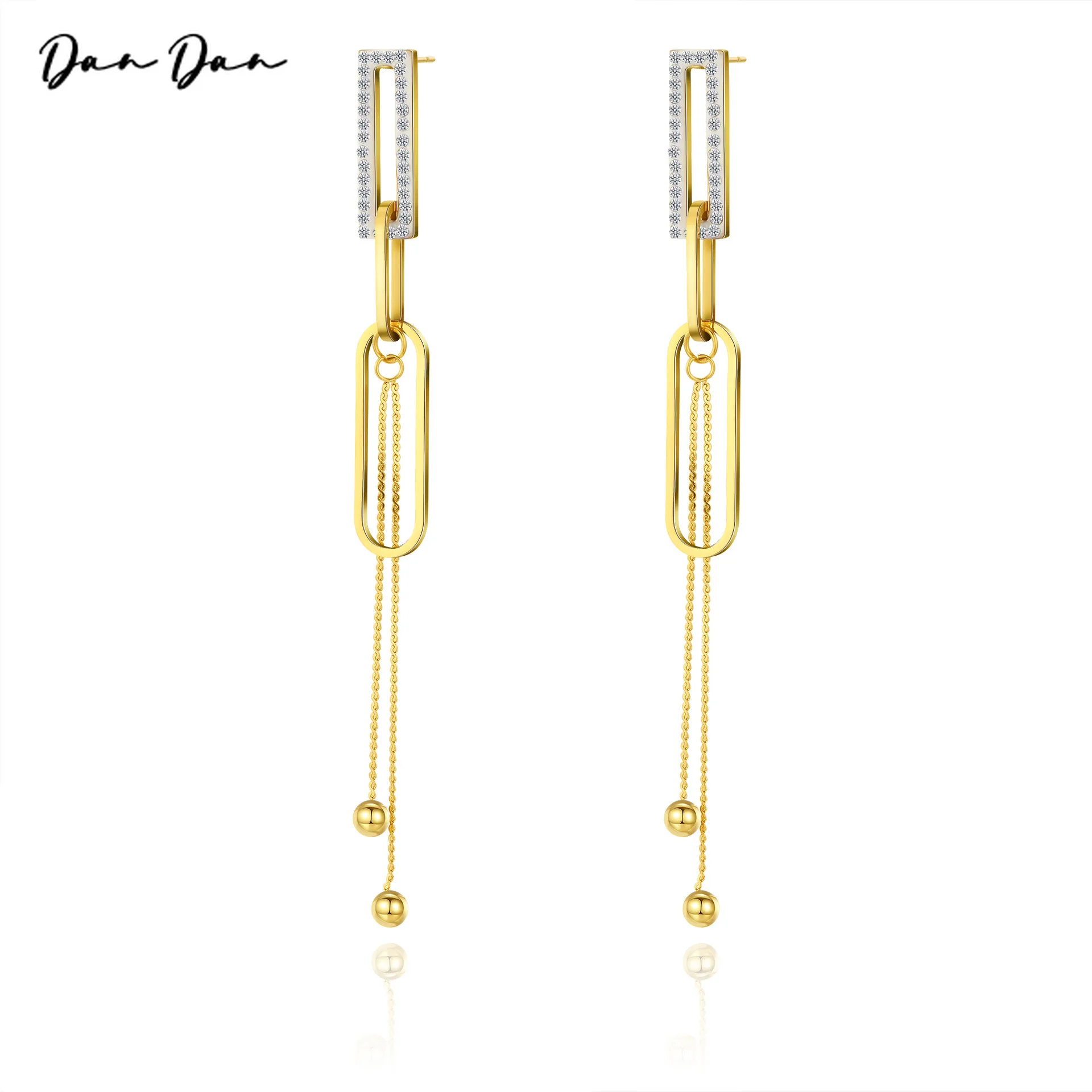 

Korean Earrings Caja Misteriosa Mannen Long Tassel Versatile Fashion Charm Women's Jewelry 귀걸이 сережки с бабочками