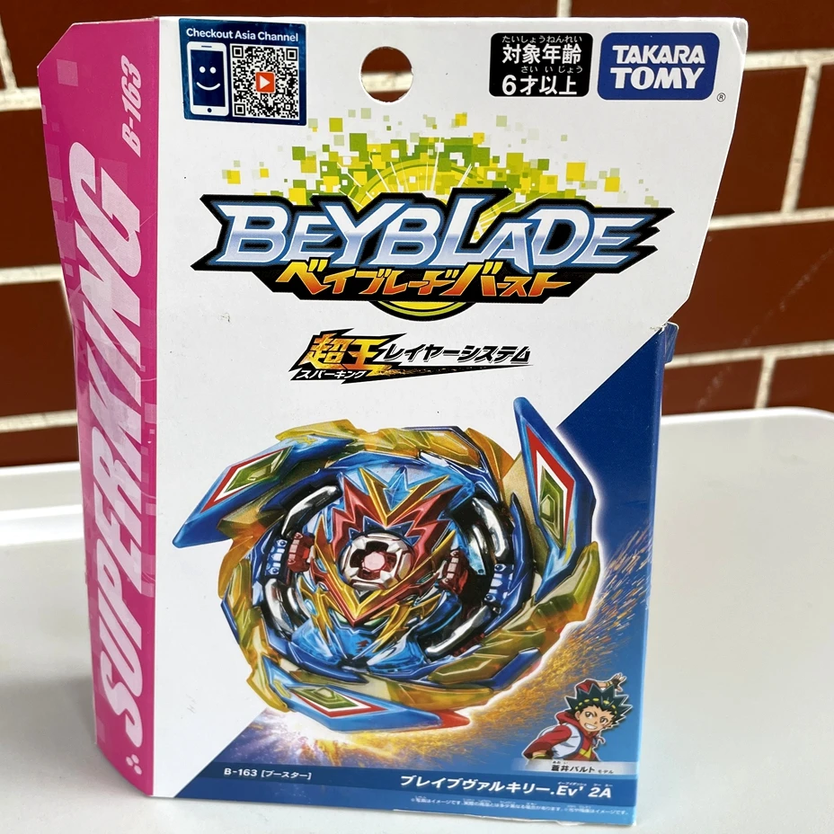 

Original TAKARA TOMY BEYBLADE B163 Brave Valkyrie .Ev' 2A Burst Superking ,Beyblade B-163 NEW IN STOCK Safe Packaging