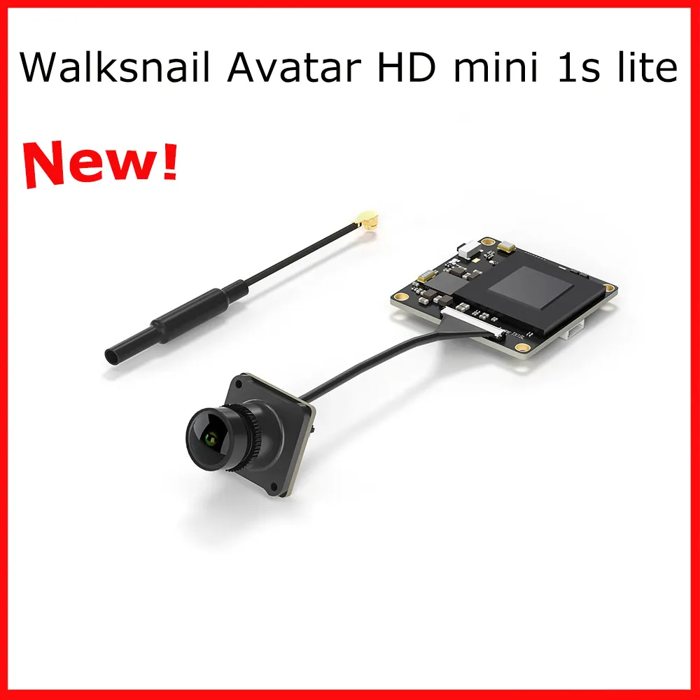 Zestaw Walksnail Avatar HD Mini 1s Lite z 1080P/60fps/22ms krótki czas oczekiwania/lekki/tryb płótna/wbudowany 32G do przechowywania FPV