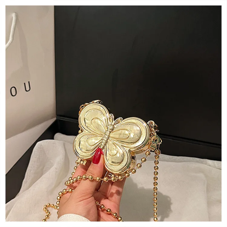 

2025 New Mini Crossbody - Women's High-end Butterfly Design, Fashionable Wedding Dinner Box Bag