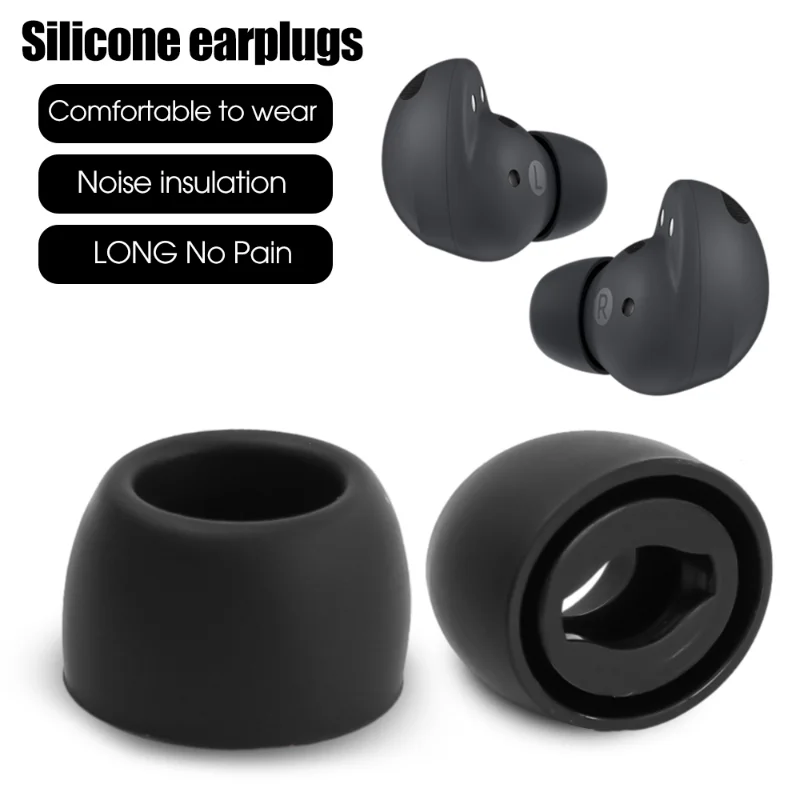 Puntas de silicona suave para auriculares, reemplazo de auriculares para Samsung Galaxy Buds Pro, accesorios para auriculares