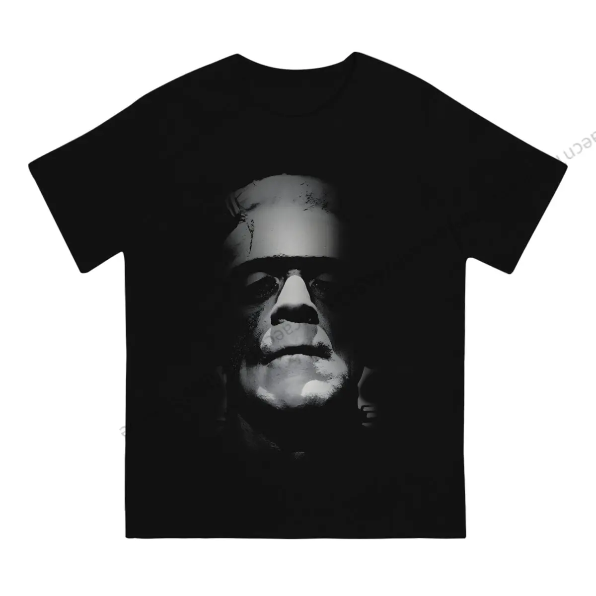 Frankenstein Face T Shirt Homme Men's Tshirt Cotton Men Clothes