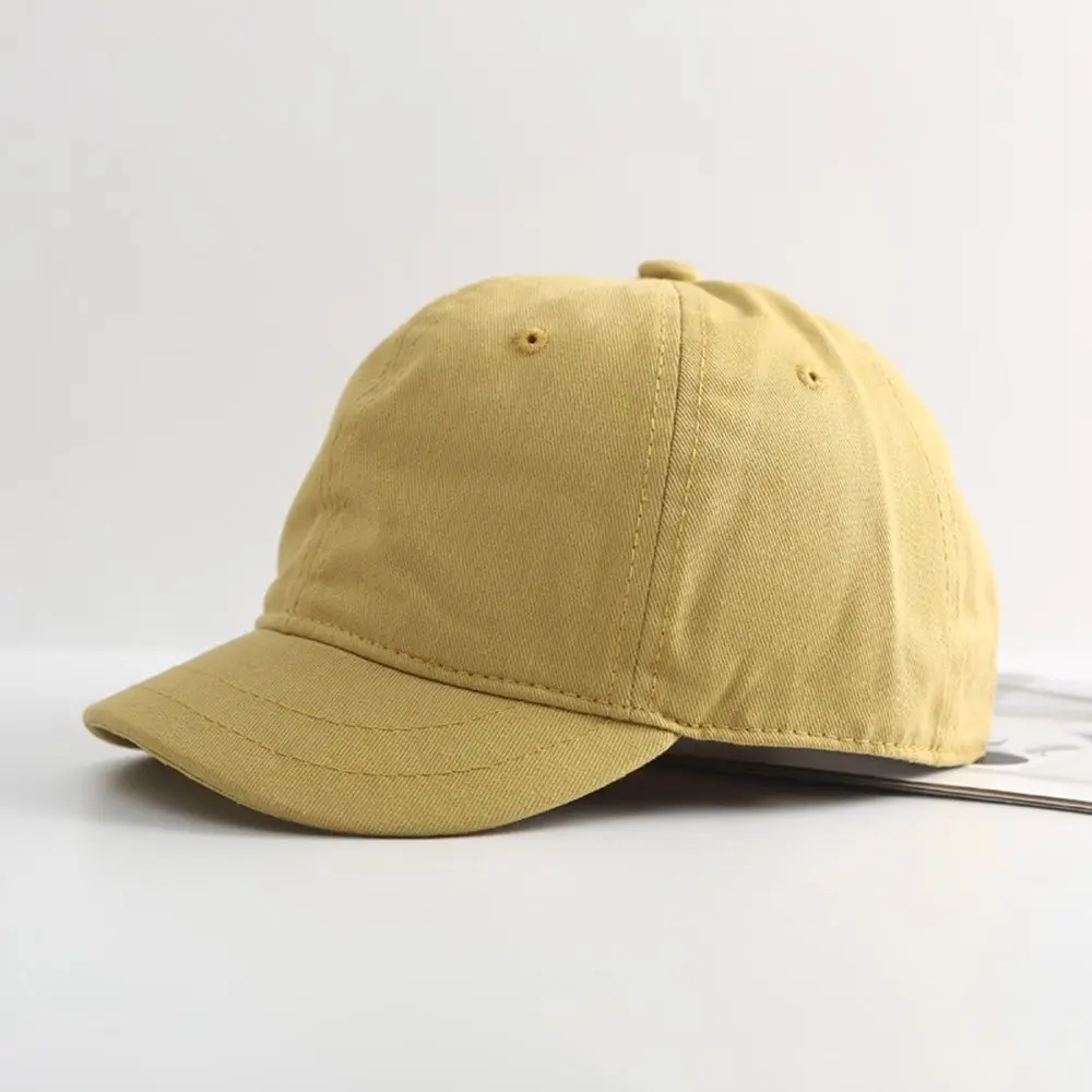 

Snapback Cotton Sun Hats Golf Hat Hip Hop Short Brim Baseball Caps Men Baseball Caps Solid Color Caps Women Baseball Caps