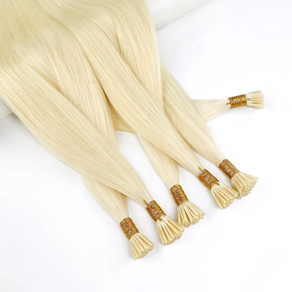 I팁 인모 연장 100% 인모 연장 18-30인치 스트레이트 퓨전 케라틴 캡슐 (베트남 헤어 컬렉션)