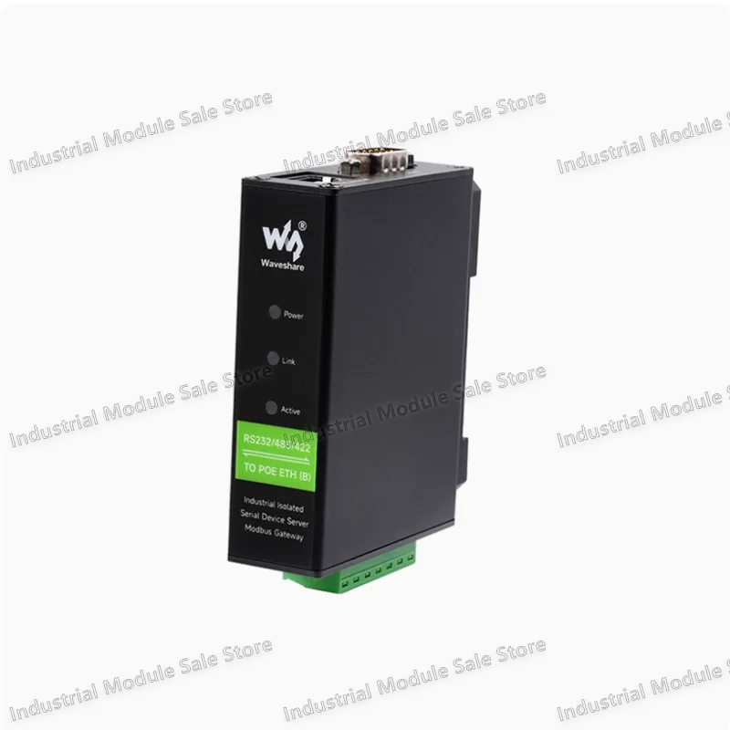 مع POE اختياري Modbus MQTT JSON الخادم التسلسلي RS485 RS232 RS422 إلى إيثرنت TCP/IP إلى المحول التسلسلي