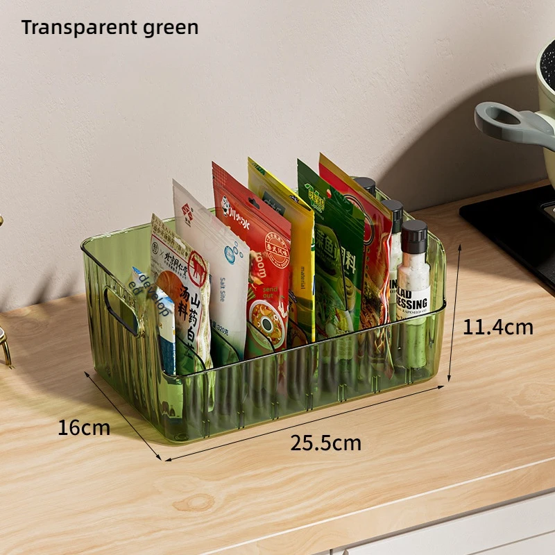 Nordic Stil Lagerung Korb Acryl Wohnzimmer Utility Pellet Tablett Küche Gefrierschrank Box Hause Obst Rack Regal