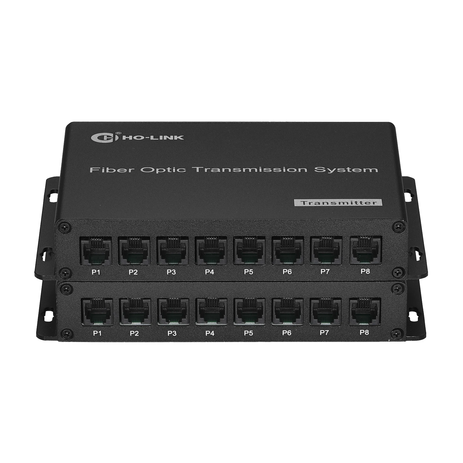 Fiber Optic Telephone Converter Single Mode Single Fiber Rack Mount 8 Channel PCM Voice/Ethernet Multiplexer Over Fiber Optic