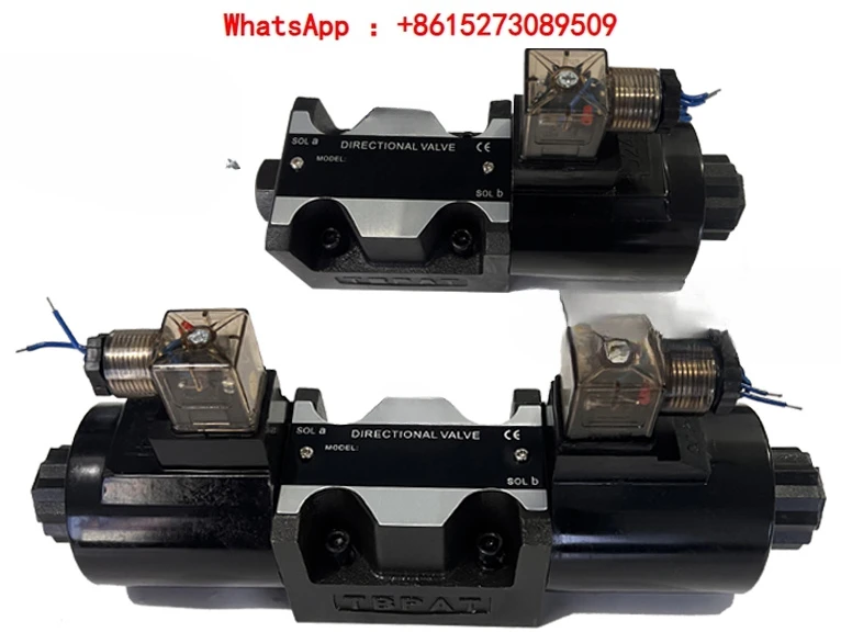 

Oil research type hydraulic electromagnetic bidirectional directional valve 24vDSG-03 three