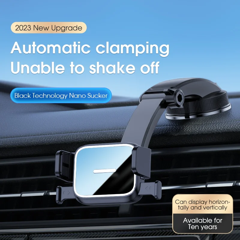 

Автомобильный держатель для телефона на присоске, подставка для сотового телефона, автомобильный держатель для телефона на лобовое стекло, приборную панель, GPS, поворотный кронштейн для iPhone, Samsung, автомобильный держатель для телефона