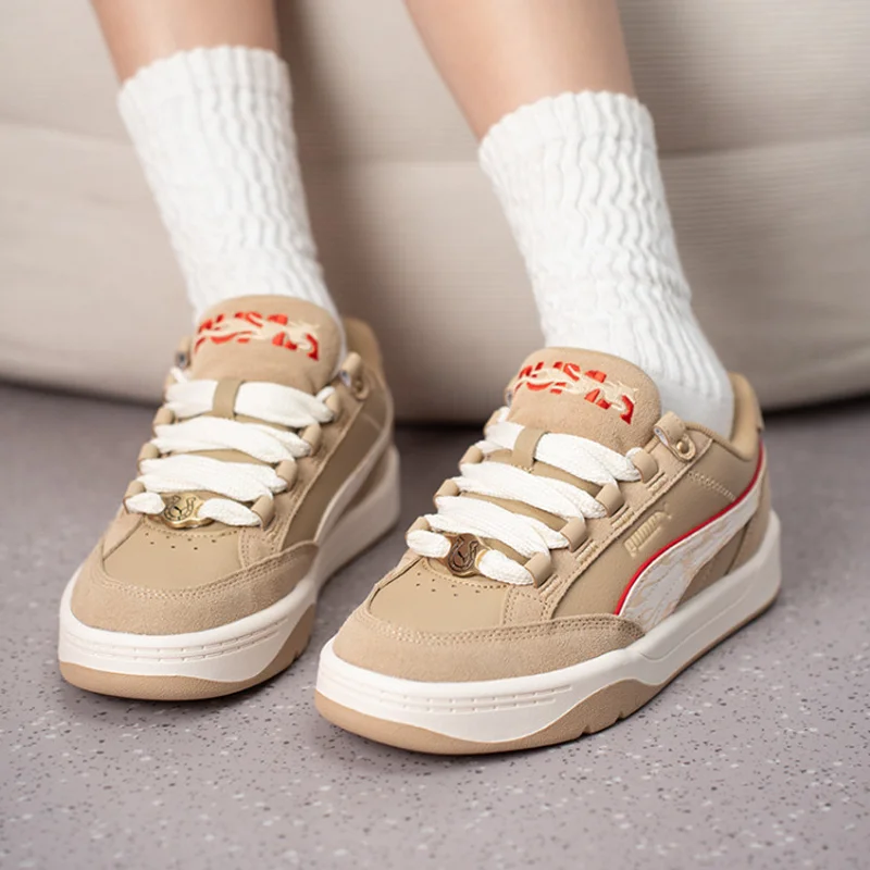 PUMA Unisex 2026 Park Suede Retro Bread Sneakers Casual Shoes 406668-01