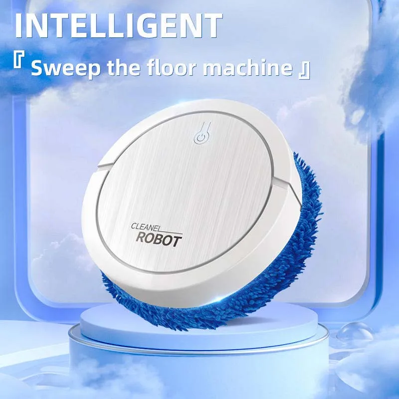 2024 Automatic Robot Vacuum Cleaner 3-in-1 Wireless Sweeping Wet Dry Ultra-thin Cleaning Machine Smart Home