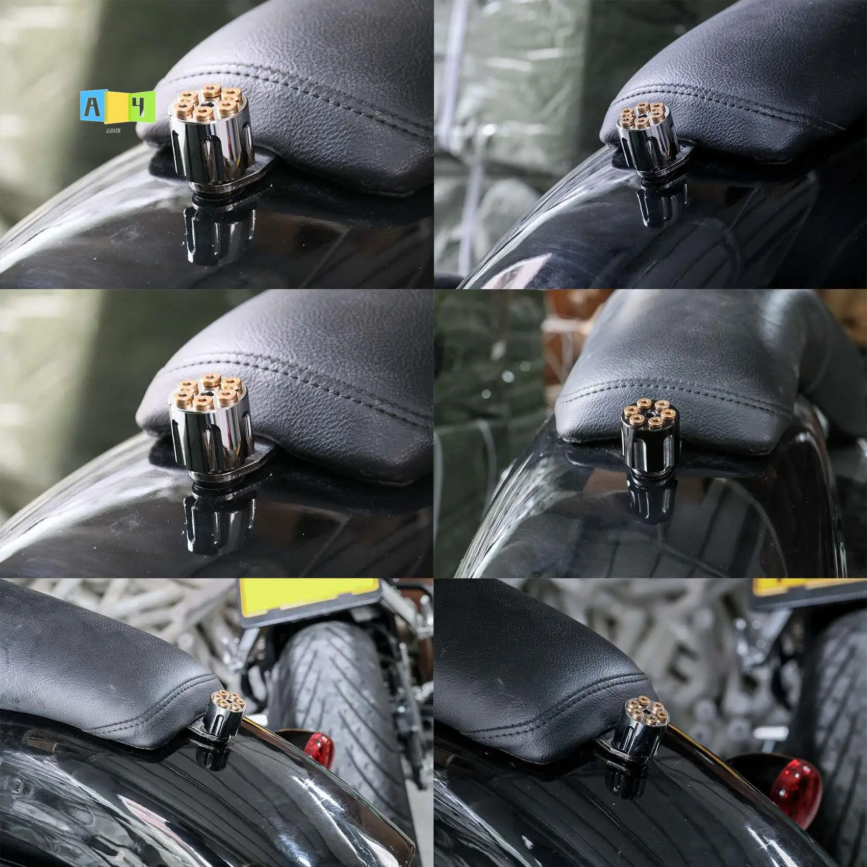 

A04E-мотоцикл 1/4-20 болт заднего крыла сиденья M6 крышка ручки для Sportster Wide Glide Street Bob Fatbob Softail