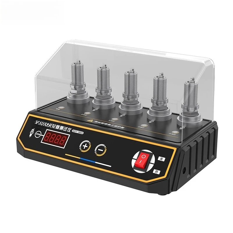 

Spark plug detector Five-hole fire nozzle High pressure ignition system test bench Automotive spark plug jumping test instrument