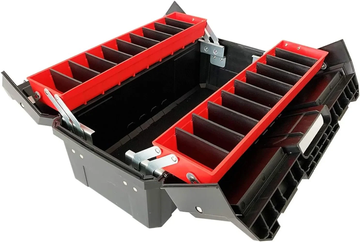 

Tool Box Organizer with Adjustable Compartment, Portable Toolbox with Handle, Perfect for Home and Office, Tool Storage, 18.5"