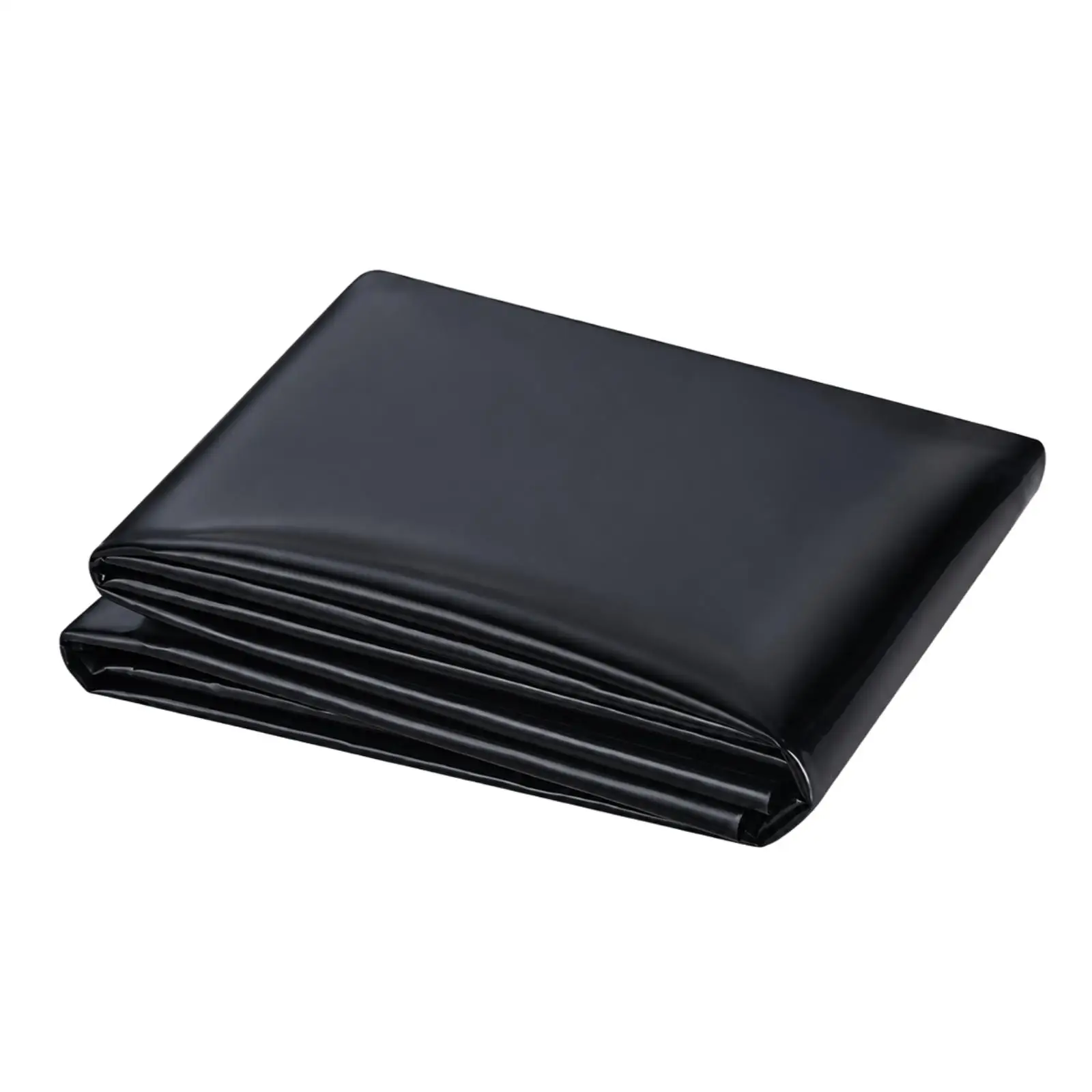 Pond Liner Sheet HDPE Waterproofing Membrane Smooth Surface Folded for Convenient Handling Garden Aquaculture Use
