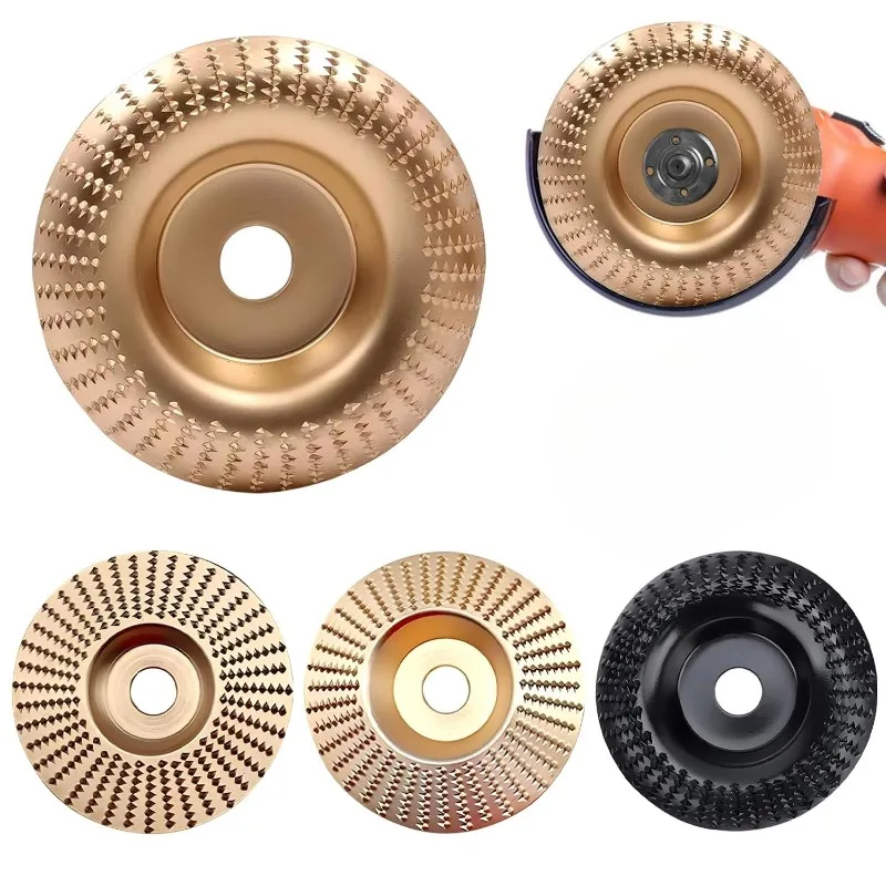100mm Abrasive Disc Tools Plane Bevel Angle Grinding Wheel Woods Polishing Wheel Wood Carving Sanding Tool For Angle Grinder