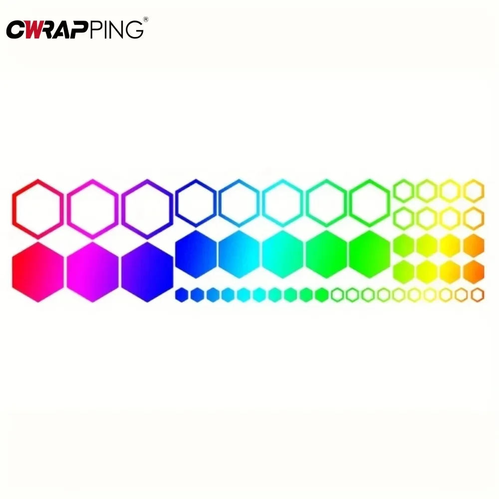 Universal Car Honeycomb Vinyl Decals Auto Graphics Honeycomb Decor Tuning Car Side Stickers for Car Decor Tuning Accessories