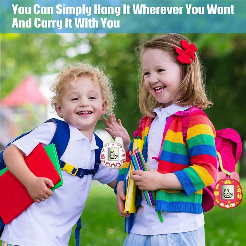 B49B-Handheld Retro Virtual Pet Machine Spielkonsole Elektronisches digitales Haustier für Kinder Kinder